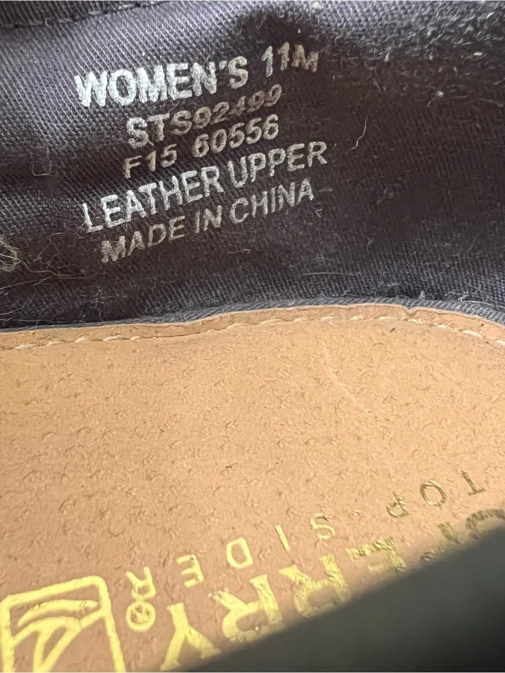 Sperry blue leather women’s boat shoes size 11M